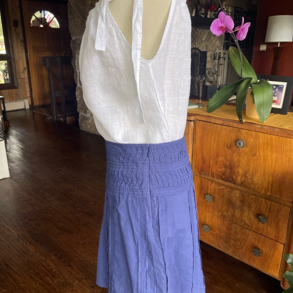 ❗️❗️SALE❗️❗️Prana lined cotton skirt, lightweight, lovely detailed stitching - Picture 3 of 5